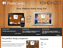 Tablet Screenshot of flashcardstogo.com